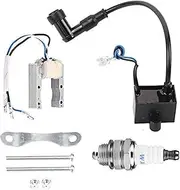 Vuzmode Ignition Coil Magneto, for 49cc 66cc 80cc Engine Bicycle Spark Plug Engine Ignition Coil Pack