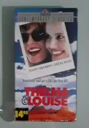 susan sarandon THELMA & LOUISE VHS VIDEOTAPE NEW corner dings shrinkwrap tears