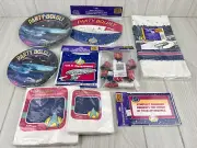 Vtg Star Trek Next Generation Party Supplies Lot Plates Napkins Invitations NOS