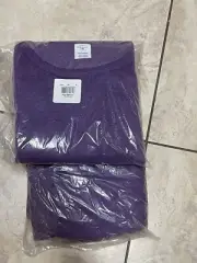 NEW Hanes ECO-SMART Purple Sweat Shirt (2XL)/ Sweat Pants (M)