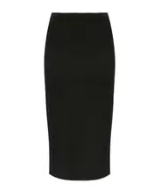 Dolce Gabbana Technical Ottoman Calf-Length Pencil Skirt IT40 black