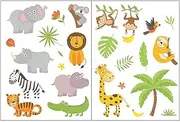 Animal Wall Stickers,Glow-in-The-Dark Stickers for Kids Wall Decor | Removable -Adhesive Waterproof Cartoon Animal Decal Cartoon for Bathroom Pochy