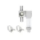 Silver Fish Tank CO2 Diffuser For Aquatic Plants