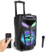 Pyle PPHP121WMB Portable Bluetooth PA Speaker System - 800W 12” Outdoor