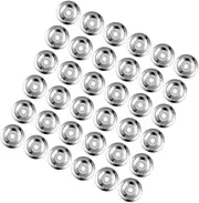 Abaodam 100 Pcs Drum Cymbal Rings Easy to Install Percussion Accessories for Jazz Drums Crash Cymbals and Music Instruments User Friendly Replacement