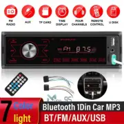 Estereo Para Carro Radio Auto Estereos Bluetooth De Carros 7 Color USB MP3 AM/FM