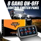 AUXBEAM 8 Gang Light Control Electronic Relay System Switch Panel For Jeep Boat