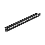 4 X Cat5e RJ45 Ethernet Network 1U Patch Panel 24-port 19'' - Empty No Wiring