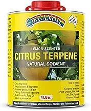 Organoil Tung Oil Citrus Terpene Bio-degradable Natural Solvent 4L, Clear