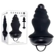 Gender X ECHO 10 Fuction Waterproof USB Rechargeable Butt Plug 15.3cm Black