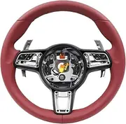 Upgraded Steering Wheel，Compatible With Porsche Macan Cayenne Panamera Taycan 718 ，Compatible With Cayman 991 992 911 ，Compatible With Carrera GT2 GT2RS GT3 GT3RS GT3 RS GT4(Style 01)