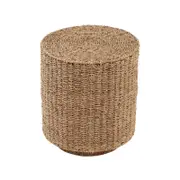 Cleo Side End Lamp Table Round - Natural