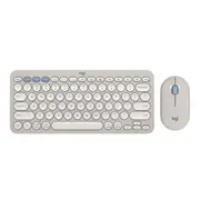 Logitech K380S Pebble 2 Combo Wireless Keyboard & Mouse (Sand)