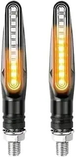 Motorcycle Indicators Flowing Turn Signal Lights UN&IVE&RSAL LED Motorcycle Turn Signal Light 12v IP68 Waterproof Blinker Rear Lights Lamp Accessories