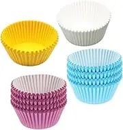 TIDTALEO 400pcs Muffin Liners Baking Cups Oil Resistant Cupcake Wrappers for Baking High Temperature Resistant Parchment for Cupcakes Desserts and Parties