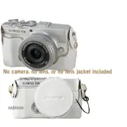 New OLYMPUS CS-54B Leather Body Jacket for PEN E-P7 Digital Camera -WHITE