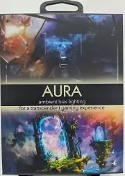 AURA AMBIENT BIAS LIGHTING TRANSCENDENT GAMING 6500K LED LIGHTS USB CONTROLLER