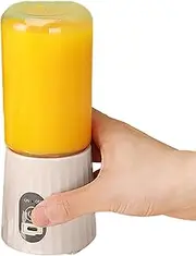 Portable Blender | Personal Blender Cup | Electric Juicer Cup | 8 bladee Rechargeable smoothe Mixer Shaker | smoothe Rechargeable Shaker Maker, 350ml Cordless Juice Extractor for Baby Supplem