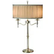 Stanford Nickel Table Lamp - Shimmer Grey