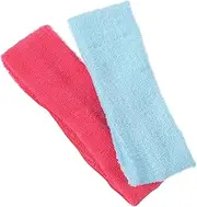 [GALPADA] 2pcs Breathable Sweatbands for Men Women Comfortable Slip Workout Headbands Moisture Wicking Athletic Hairbands for Gym and Outdoor Exercise