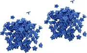 [TEHAUX] 200 Pcs Butterfly Hat Rubber Pin Keepers Insignia Clutch Pin Rubber Pin Backings Blue Clutch Blue Brooch Blue Tie Badges Backing Holder Clasp Brooch Backs Keepers Brooch Clasp Blue