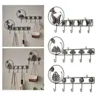 Wall Mount Coat Rack Coat Hooks Home Decor Key Holder for Entryway Wall Hanging