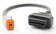 OBD2 Diagnostic Cable For Har*ley Davidson Motorcycle 4 Pin to 16 Pin Adapter