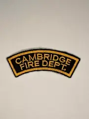 Cambridge Fire Department Firefighter Paramedic Patch