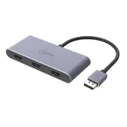 Cruxtec DT3H-8K-SG DP 1.4 to 3x HDMI 2.0 Adaptor [DT3H-8K-SG]