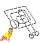 Wire Brain Teaser Flexible Brain Teaser Puzzle IQ Test Disentanglement Toy