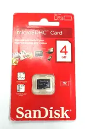 SanDisk microSD 4GB Class 4 - MicroSDHC Card - SDSDQ-004G-B35 - RETAIL