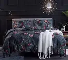 3D Flowers Language NAO6048 Bed Pillowcases Quilt Duvet Cover Set Queen King Fay