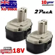 2X PA18 18V 4.8Ah 1822 Battery for Makita 1822 1823 1835 6391D 6343D 4334D 8443D