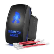Nilight 5Pin Laser On/Off Sasquatch Light Rocker Switch Blue