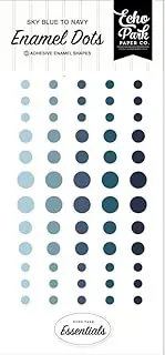 Echo Parch Adhesive Enamel Dots Blue*