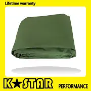 Army Canvas Tarp Tarpaulin 2Mx3M Water Sun Proof Washable Boat Car Cover Camping