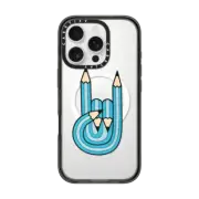 iPhone 16 Pro Impact Case MagSafe Compatible Drawing rocks!