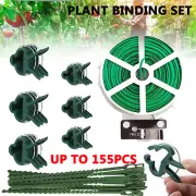 Plant Support Clips Binding Set MultiPurpose Twist Ties Garden Grafting Tools AU