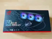 ASUS ROG RYUO III 360 ARGB All-in-one AIO Liquid CPU Cooler 360mm Radiator, Aset