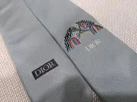 在飛比找Yahoo!奇摩拍賣優惠-Dior homme DIOR 刺繡領帶