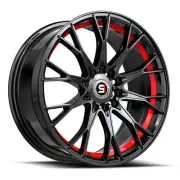 17x7.5 Spec-1 SP-59 Gloss Black & Red Undercut Wheel 5x105/5x4.5 (42mm)