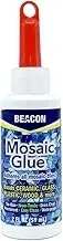 Mosaic Glue 59 ml Medium Dries Bottle, Clear