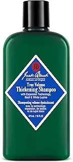 Jack Black True Volume Thickening Shampoo. – Expansion Technology, Basil & White Lupine – Thickening Hair Products for Men & Women, Sulfate-Free Hair Shampoo