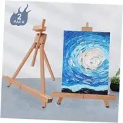 Art Easel () A-Frame Painting Easel, Wood Display Stand Holding Canvas 2 Pack