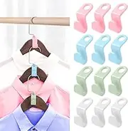 Space Saving Connection Hook, 40Pcs Space Saving Hanger Hook Connector Hook,Clothes Hanger Connector Hook,Mini Cascading Hanger Connection Hook Extender Clip,Space Saving Clothes Hanger Connector Hook