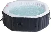 #WEJOY Portable Hot Tub 73X73X25 Inch Air Jet Spa 6 Person Inflatable Octagon Outdoor Heated Hot Tub Spa with 130 Bubble Jets