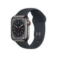 Apple Watch Series 8 GPS+LTE41mm Graphite Stainless Steel Case MidnightSportBandRegular