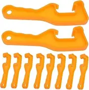 SECFOU 10pcs Bucket Opener Lid for Cans and Buckets Ergonomic Slip Grip for Safe Handling for Home and Workshop Use