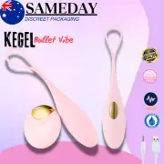 10 Modes Remote Control Vibrating Bullet Kegel Ben Wa Balls Women Adult Sex Toy