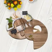 Cheese Board Knives Set Cheese Server for Birthday Celebration Kitchen